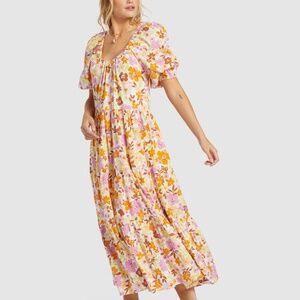 ✌🏼☮️Billabong Endless Shore Dress. NWT. Size medium. Aloha vibes! 🌺💛🌈